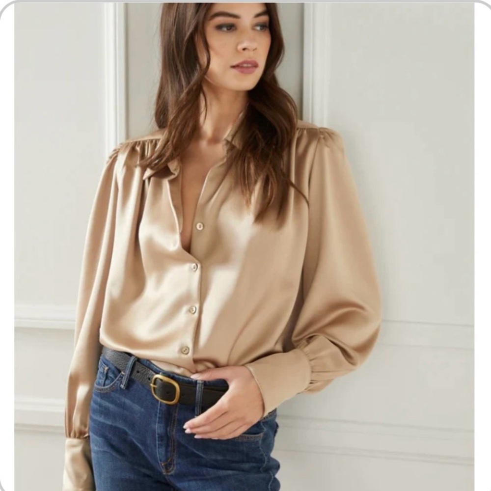 Fifteen Twenty Satin Blouse